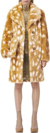 Burberry Womens Beige Lambskin Coat Clothing