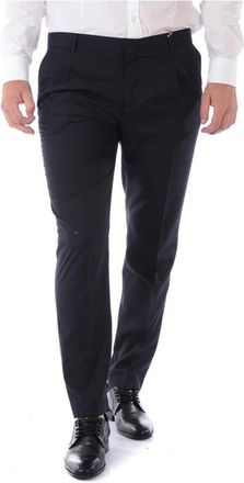 Daniele Alessandrini Jeans - Heren - Nette broeken - Blauw - S - Polyester - Broeken