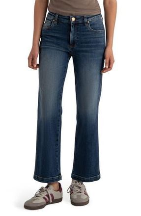 Kut from the Kloth Pattie High Waist Straight Leg Jeans in Razor at Nordstrom Rack, Size 14