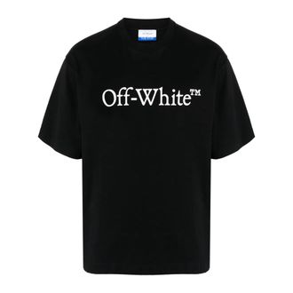 Off-white Big Bookish Skate Cotton T-shirt