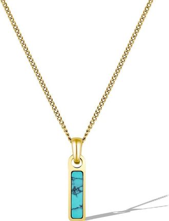 Vincero Mens Birthstone Pendant Necklace in Gold - December at Nordstrom