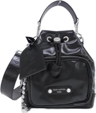 Louis Vuitton Pre-owned Vintage Bucket Shoulder Bag - Dames - Vintage Tas - Zwart - ONE Size - Leer - Vintage