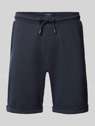 Mc Neal Sweatshorts mit elastischem Bund und Ges&auml;&szlig;tasche in Dunkelblau, Gr&ouml;&szlig;e XXL