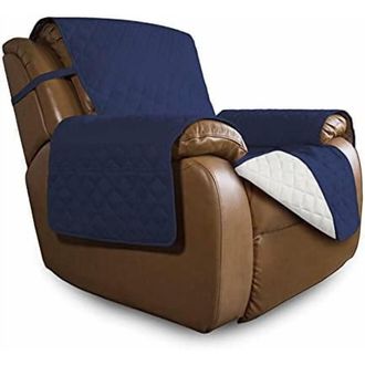 OEM Funda Extragrande Para Sill&oacute;n Reclinable, Reversible, Impermeable, Con Correas El&aacute;sticas - Se Adapta A Sillones Reclinables Grandes (de 68 A 74 Cm), A