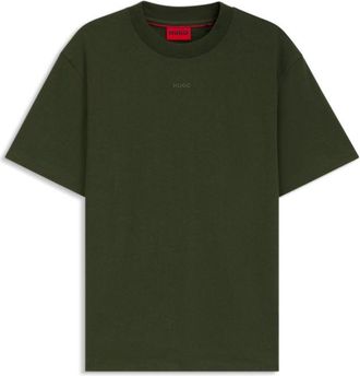 HUGO BOSS Relaxed-fit T-shirt in cotton with logo print