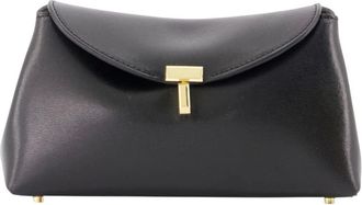 Toteme Mini T-Lock Clutch - - Bags - Donna - Nero - ONE SIZE