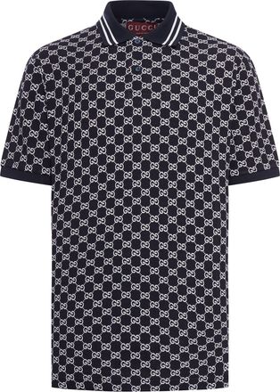 Gucci GG JACQUARD COTTON PIQUET POLO - Gucci - Man
