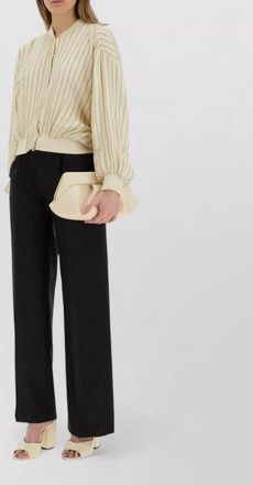 Alysi silk oversized bomber jacket