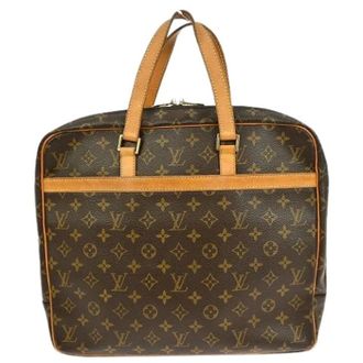 Louis Vuitton Pre-owned Handbags, unisex, Brown, Size: ONE SIZE Pre-owned Porte-documents pegase bag