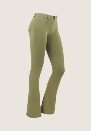 Freddy Leggings FREDDY Leggings WRUP47RF429, Damen, Gr. XL, EURO, gr&uuml;n (oil gr&uuml;n), Obermaterial: 81% Baumwolle CO. 19% Elasthan EL., Hosen Leggings