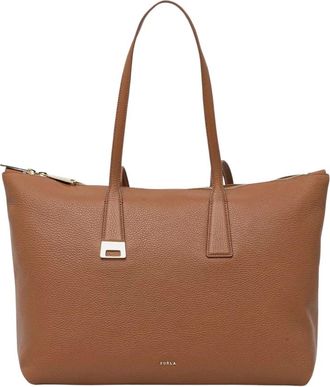 Furla Tassen, Dames, Bruin, ONE Size, Leer, Olivia L Tote