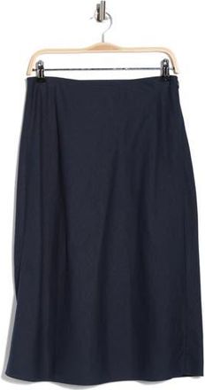 Vince Linen Blend Slip Skirt in Coastal at Nordstrom Rack, Size 12