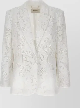 Zimmermann lace floral blazer tailored fit