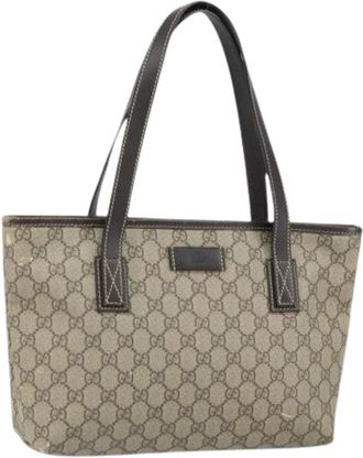 Gucci Pre-owned Tote Bags, female, Beige, Size: ONE SIZE Pre-owned Tote Bag