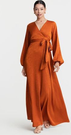 Diarrablu Marieme Dress in Ayel Rust at Nordstrom, Size Xx-Large