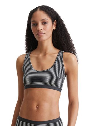 Marc O'Polo Bustier MARC OPOLO Essentials, Damen, Gr. XS, N-Gr, blau (schwarz navy stripe), Single Jersey, Obermaterial: 95% Baumwolle, 5% Elasthan, unifarben, BH