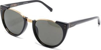 Linda Farrow Lfl 136 C56Sun Zonnebrillen - Dames - Zonnebrillen - Zwart - 54 MM - Accessoires