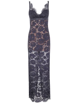 Self Portrait Floral Lace Maxi Dress