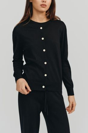 Kathryn McCarron Halle Cardigan in Black at Nordstrom, Size X-Small