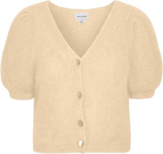 Americandreams Harper Cardigan - Dames - Vesten - Beige - M - Wol - Truien & Vesten