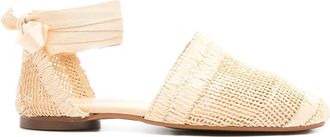 Castaner Ivory Low Goldie Sandals