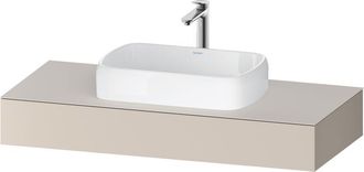 Duravit Consola Duravit Qatego, 1200x550x170mm, Con Recorte Central