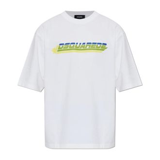 Dsquared2 Hombre, Camisetas, Blanco, Talla: L
