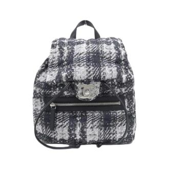 Chanel Pre-owned Zaino Vintage in Nylon - - Pre-owned - Donna - Nero - ONE SIZE