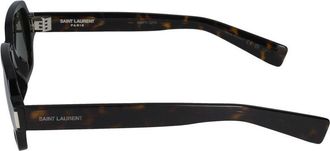 Saint Laurent Unisex Sl Sunglasses Havana Acetate