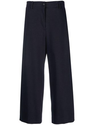 Fabiana Filippi cropped wide-leg trousers - Blue