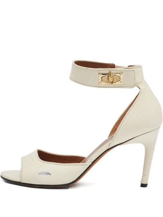 Givenchy 85 mm Shark Tooth sandalen - White