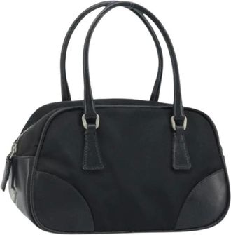 Prada Pre-owned Handbags, female, Black, Size: ONE SIZE Pre-owned Vintage Hand Bag