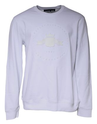 Replay Embossed Logo Crew Neck Men Sweatshirt Mens Sweater (Pre-Owned)