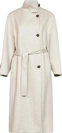 Brunello Cucinelli Dames, Mantels, Beige, Maat: M