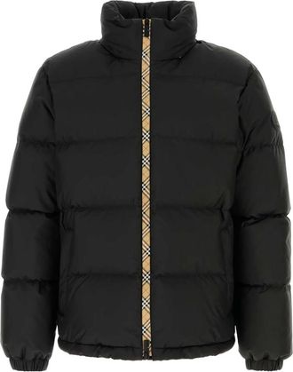 Burberry Checker-tape Snowdon Puffer Jacket