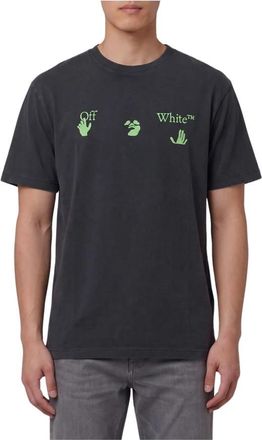Off-white Vertical Bookish Skate - Heren - T-shirts - Zwart - S - Tops