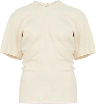 Acne Studios Tee-shirt - Dames - T-shirts - Beige - S - Wol - Tops