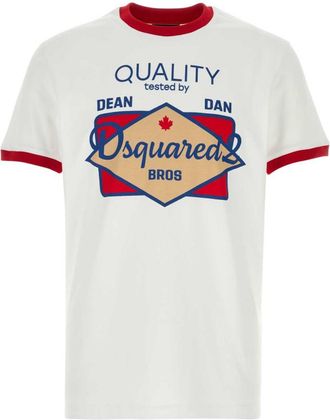 Dsquared2 White cotton t-shirt