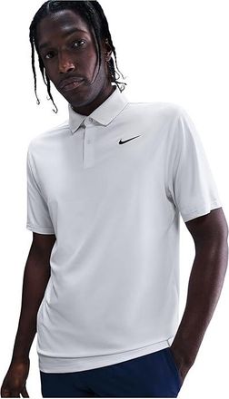 Nike Dri-FIT Good Polo Short Sleeve Solid Mens Clothing White/Black : 2XL, Elastane/Polyester
