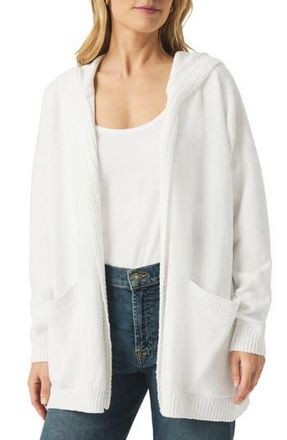 Splendid Talula Cotton Hoodie Cardigan in White at Nordstrom Rack, Size X-Small