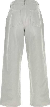 Maison Margiela Mens Pockets Trousers Gray Cotton