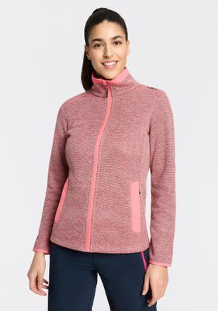 F.lli Campagnolo Strickfleecejacke CMP, Damen, Gr. 34, coral, Obermaterial: 100% Polyester. Futter: 85% Polyester, 15% Elasthan, Jacken Strickfleecejacke, sportlicher 