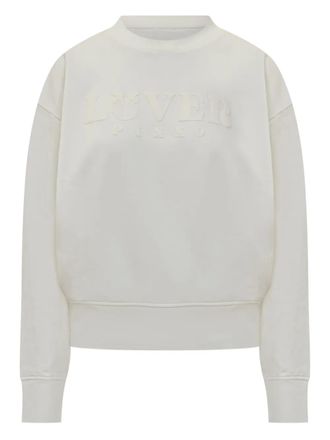 Pinko logo-print sweatshirt - White