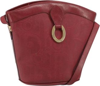 Dior Pre-owned Bucket Bags, female, Red, Size: ONE SIZE Pre-owned Vintage Bucket Bag