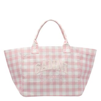 Ganni Xxl Logo Shopper Bag