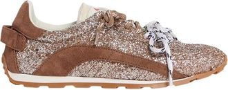 Dsquared2 Leren Vetersneaker - Dames - Sneakers - Bruin - 39 EU - Leer - Schoenen
