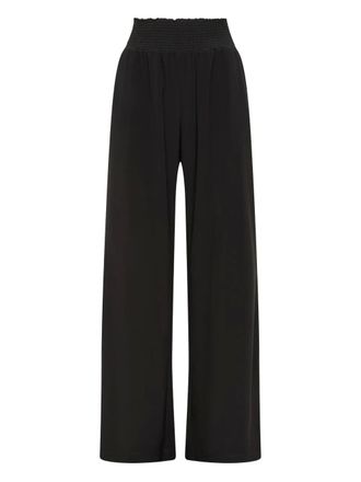 Maliparmi elastic-waist wide-leg trousers - women - Polyester/Elastane - 46 - Black