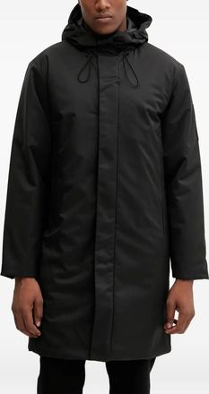 Emporio Armani Parka con cappuccio e zip - Nero