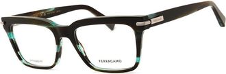 Ferragamo Mens 55Mm Optical Frames