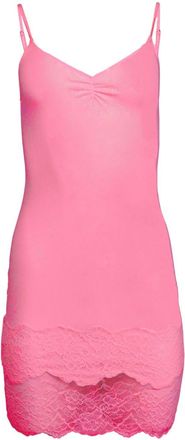Fleur du Mal organic-cotton slip dress - women - Organic Cotton/Spandex/Elastane - M - Pink